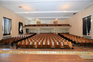 Mill Spring Ag Center Auditorium from stage